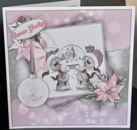 Pink Dog Christmas Mini Kit #1     by Michelle Young