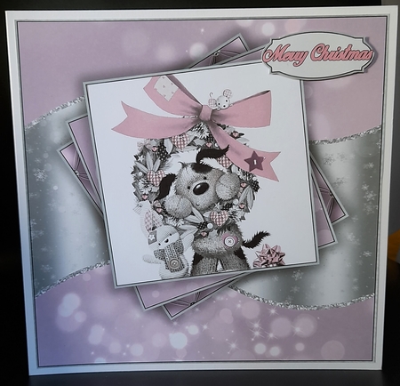 Pink Dog Christmas Mini Kit #2     by Michelle Young