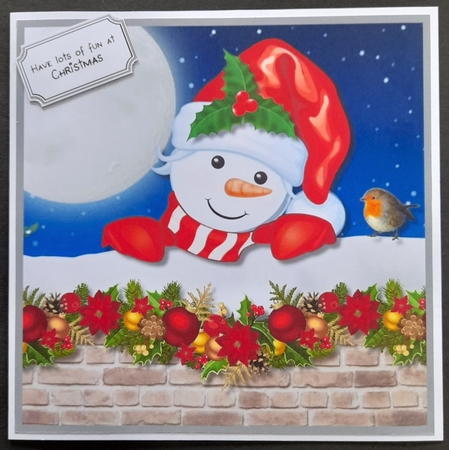 Peek a boo snowman by Michelle Young