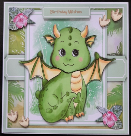 8x8 Mini Kit, Gorgeous Green Dragon by Michelle Young