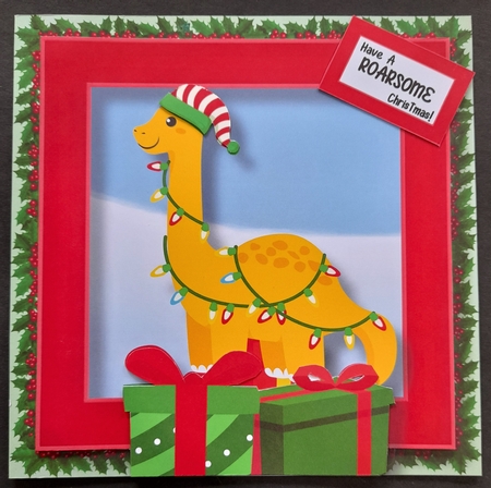 Christmas Dinosaur 2 by Michelle Young