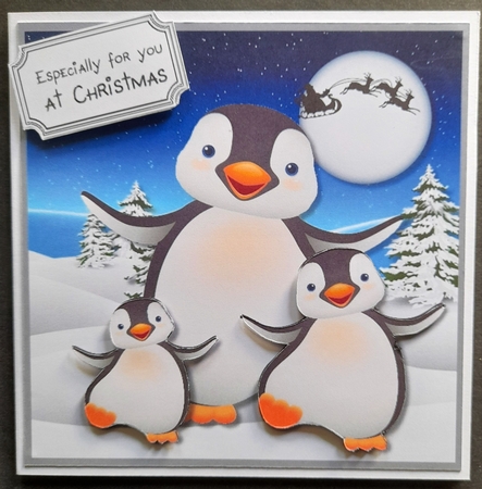 Christmas Penguin Family by Michelle Young