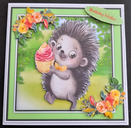 8x8 Mini Kit, Hedgehogs Cupcake Surprise by Michelle Young
