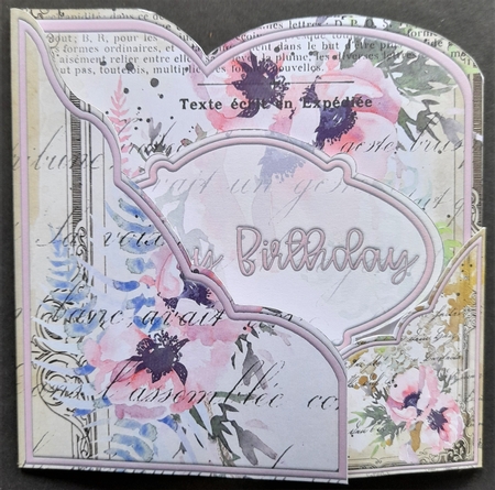 Wrap Around Gatefold Vintage Flowers 2 Mini Kit #1 by Michelle Young