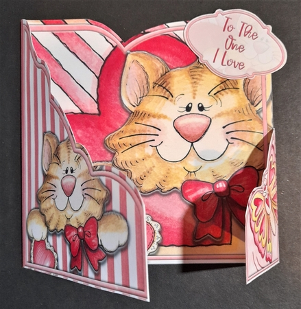 Wrap Around Gatefold Valentine Bumper Kit #1 by Michelle Young