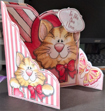 Wrap Around Gatefold Valentine Bumper Kit #1 by Michelle Young