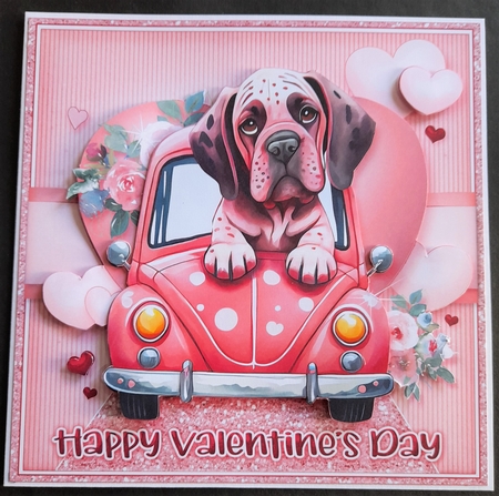 Puppy Love Card Front Kit-4 by Michelle Young