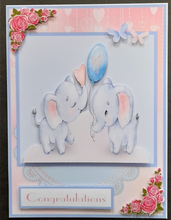 Elephants Anniversary Greeting Card by Michelle Young
