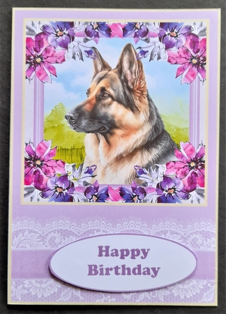 2 Floral G S D card fronts/toppers 1 by Michelle Young
