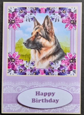 2 Floral G S D card fronts/toppers 2 by Michelle Young