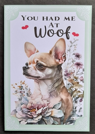 2 You had me at woof card fronts/toppers 10 by Michelle Young