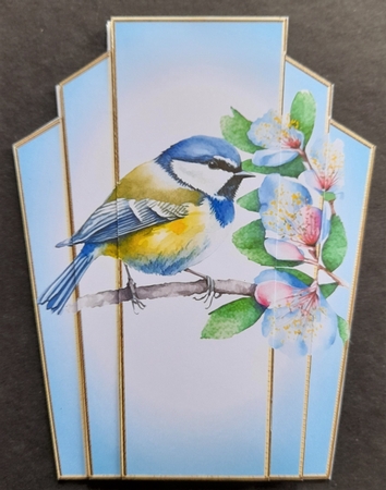 Art Deco Stacker - Beautiful Bird 6 by Michelle Young