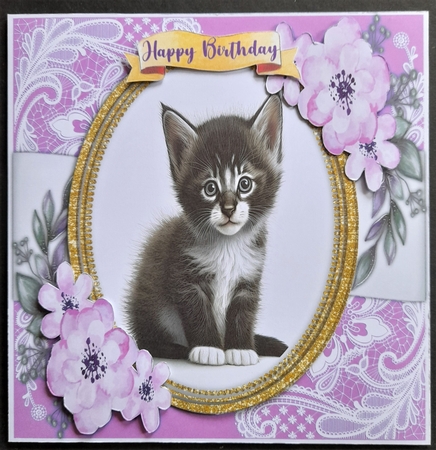 8x8 Mini Kit Adorable Kitty 4 by Michelle Young