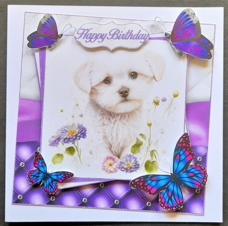 Maltese Puppy Bumper Kit #1 by Michelle Young