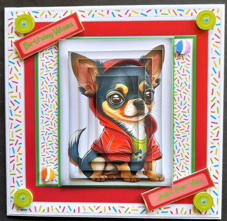 7x7 Mini Kit, Gorgeous Chihuahua , Pyramid by Michelle Young