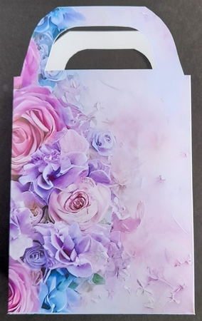 Lilac roses gift bag 5 by Michelle Young