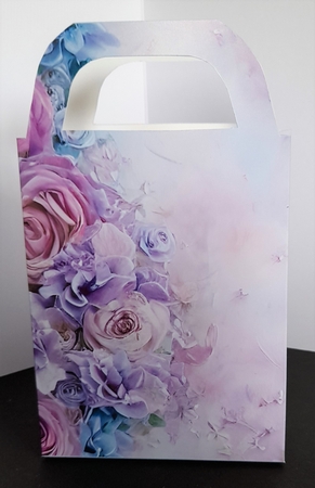 Lilac roses gift bag 5 by Michelle Young
