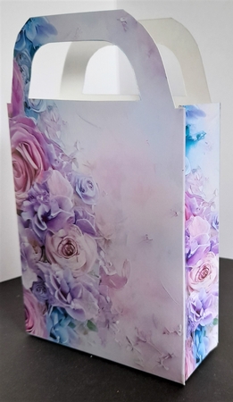 Lilac roses gift bag 5 by Michelle Young
