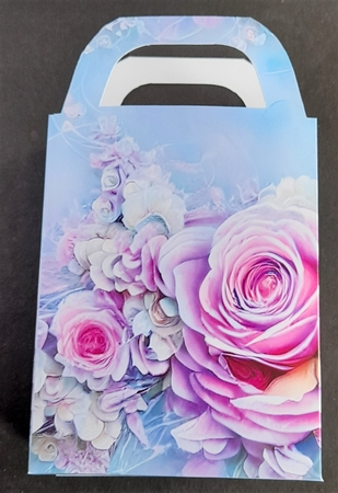 Lilac roses gift bag 7 by Michelle Young