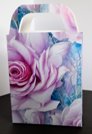 Lilac roses gift bag 9 by Michelle Young