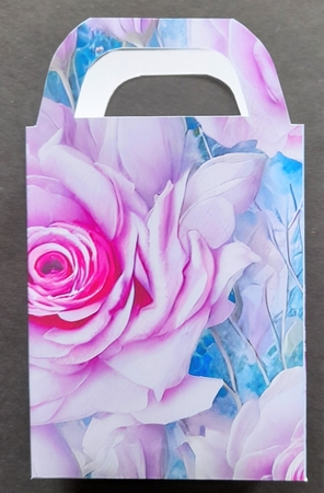 Lilac roses gift bag 9 by Michelle Young