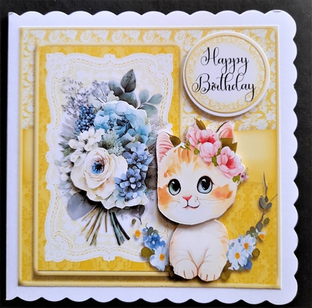 Cute Kitten 6x6 Topper by Michelle Young