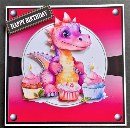 BIRTHDAY DINOSAUR 3 by Michelle Young