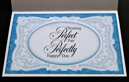 Cute Teddy Floral Basket All Occasions 7 x 7 Shaped Card by Michelle Young
