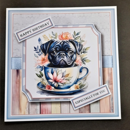 Teacup pug 2 by Michelle Young