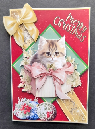 Merry Christmas Cats - Mini Bumper by Michelle Young