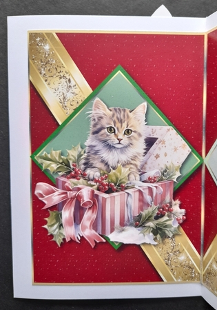 Merry Christmas Cats - Mini Bumper by Michelle Young