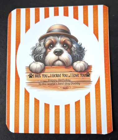 Happy Birthday Dog Daddy by Michelle Young