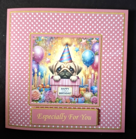 Peeking Birthday Pups by Michelle Young