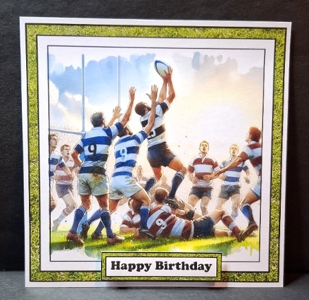 RUGBY 2 - Illustrations for Cardmakers & Designers  by Michelle Young