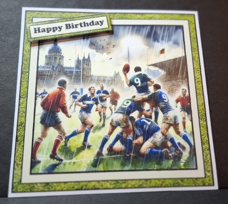 RUGBY 3 - Illustrations for Cardmakers & Designers  by Michelle Young