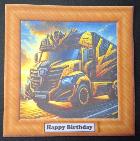 TRANSFORMER TRUCKS 4 - Illustrations for Cardmakers & Designers  by Michelle Young