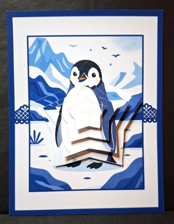 Cute 3D Penguin Pop-Up Card Kit | Winter Birthday & Christmas Printable (PDF & JPEG) by Michelle Young