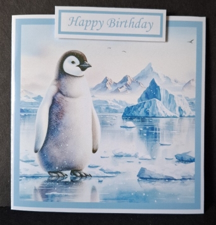 Penguin by an Icy Shore  by Michelle Young
