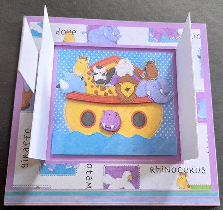 Open the Door! Noah's Ark Birthday Card by Michelle Young