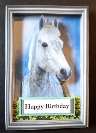 White Horse Scene Diorama by Michelle Young