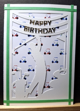Golf Cart Backing Paper by Michelle Young