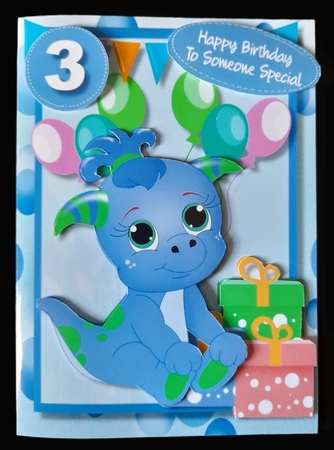 Happy Birthday Little Citie, Blue by Michelle Young