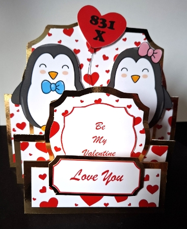 886 Stepper Shaped Card by Michelle Young