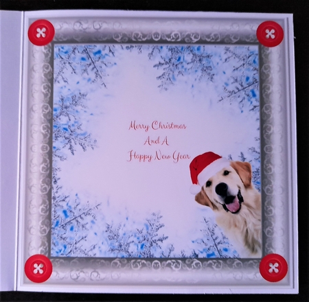 Merry Christmas Labrador 8x8 Mini Kit by Michelle Young