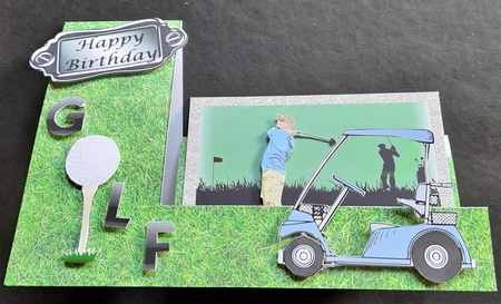 Golf Side Stepper Card Mini Kit 3 sheets by Michelle Young