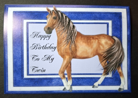 BIRTHDAY TWIN - HORSE by Michelle Young
