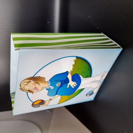Lawn Bowls Lady 3 Mini Gift Bag by Michelle Young