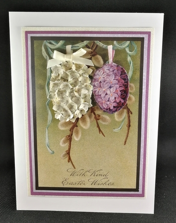 Vintage Easter Floral A4 by Michelle Mann