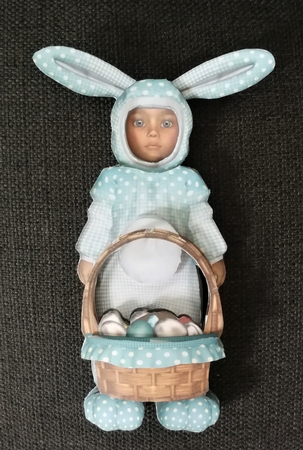 Bunny Rabbit Boy Easter Decoupage Sheet by Michelle Mann