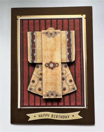 Pearl Passion Kimono Card in Red Mini Kit by Michelle Mann